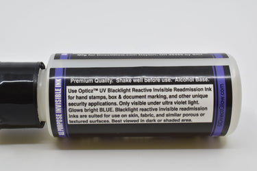 Opticz All Purpose Invisible Blue UV Blacklight Reactive Security Ink